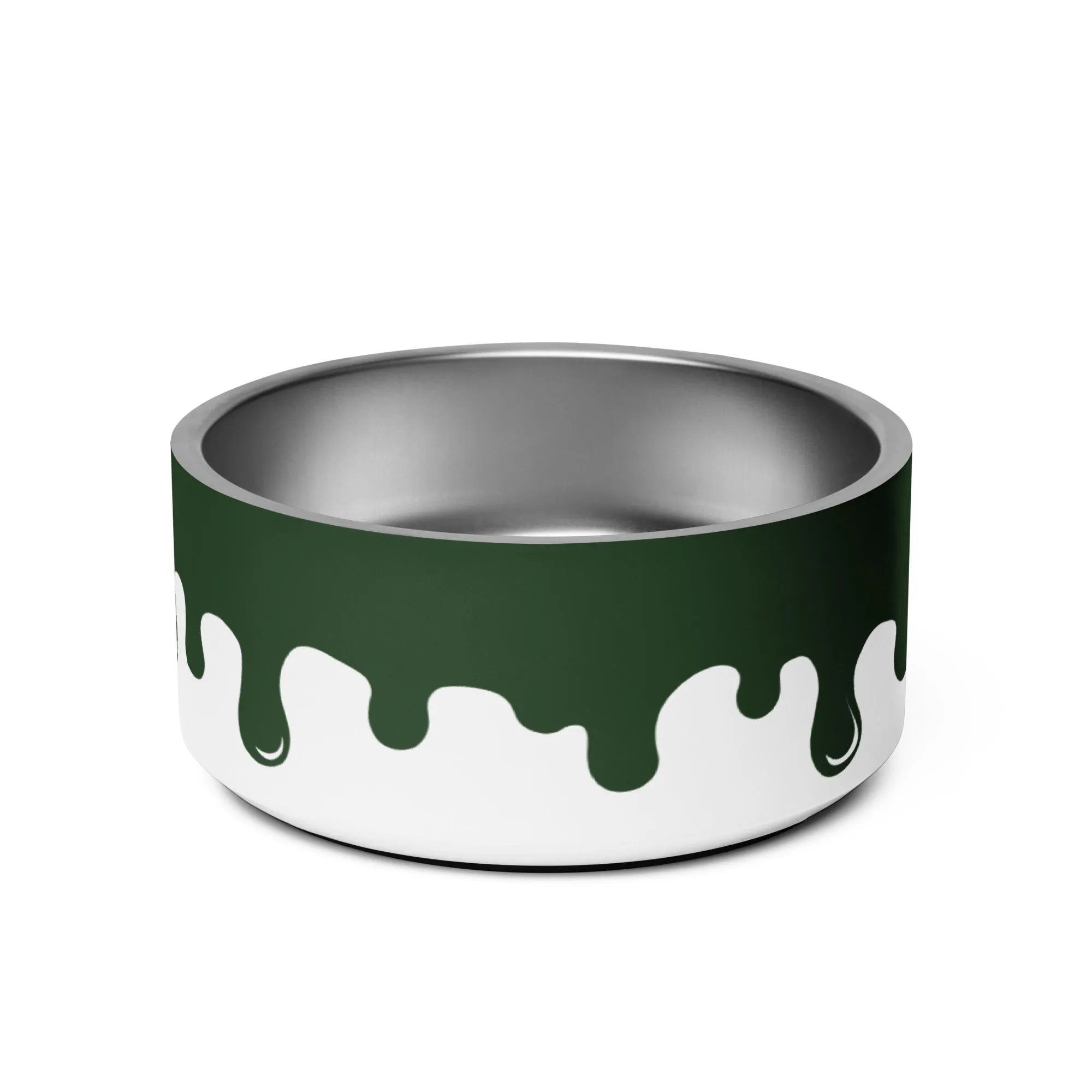 WUFORIA Pawcasso Broccoli Paint Drip 32oz Dog Bowl