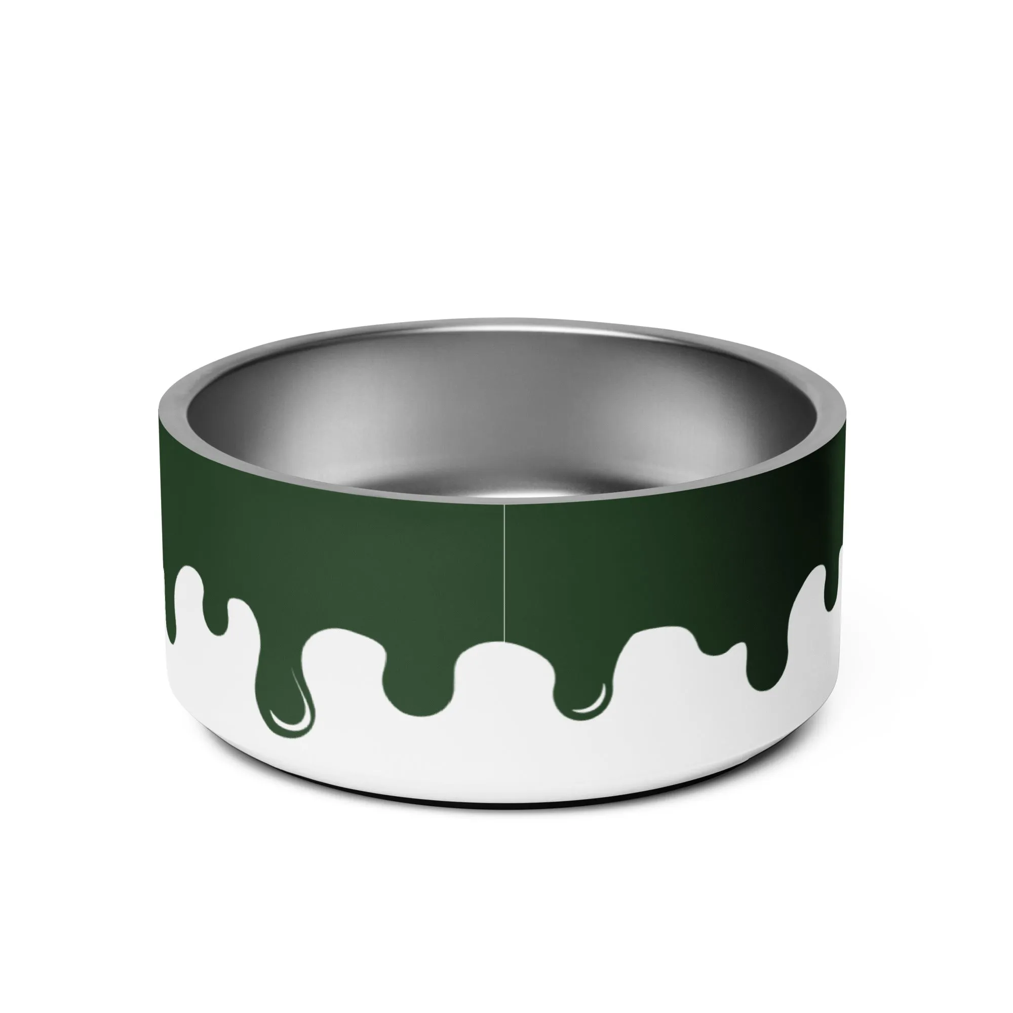 WUFORIA Pawcasso Broccoli Paint Drip 32oz Dog Bowl