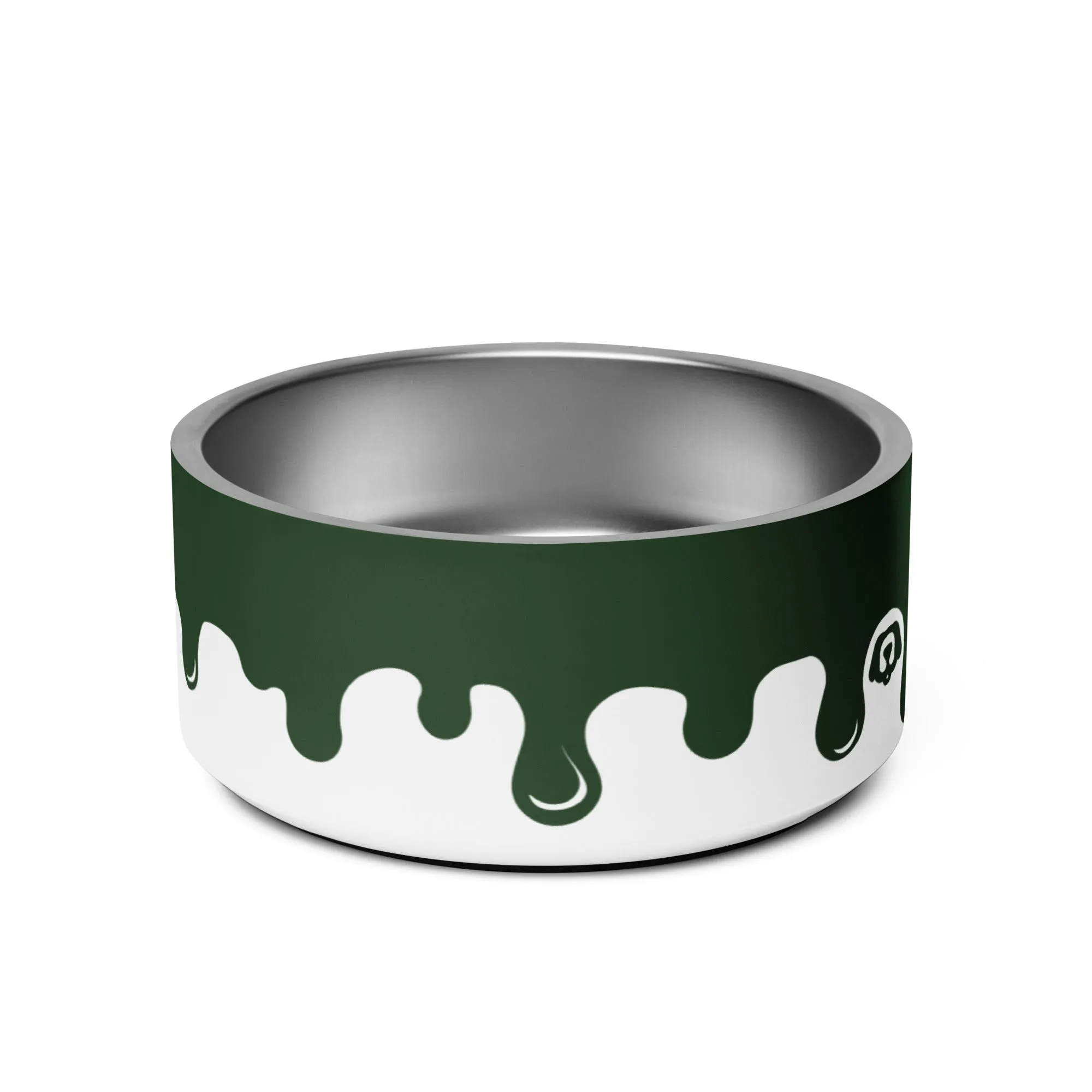 WUFORIA Pawcasso Broccoli Paint Drip 32oz Dog Bowl